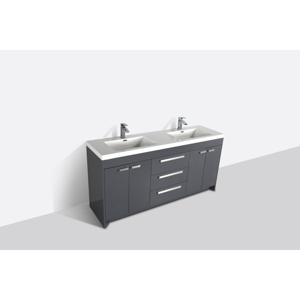 Latitude Run® Wynny 71" Double Bathroom Vanity Set Wayfair
